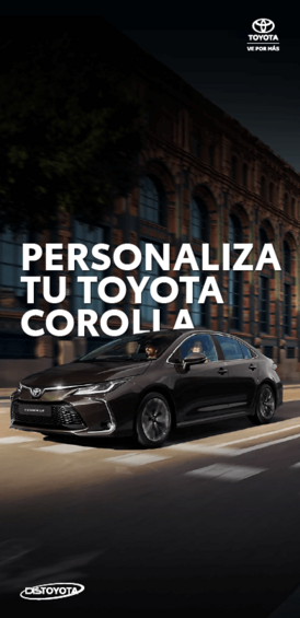 Banner principal Mobile Corolla