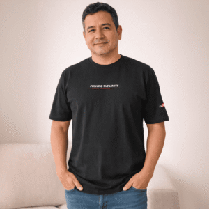 CAMISETA GR NEGRA PUSHING THE LIMITS