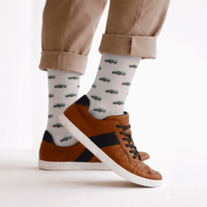 MEDIAS LARGAS FJ40 HUESO-GRIS